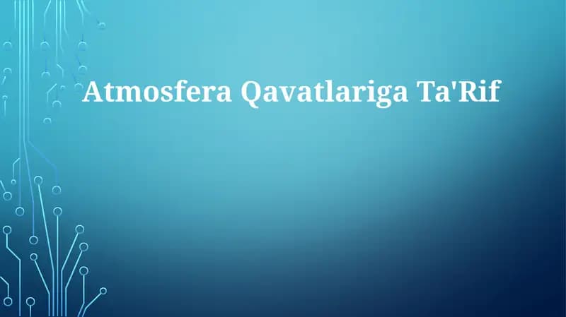 AtmosferaQavatlarigaTa'Rif