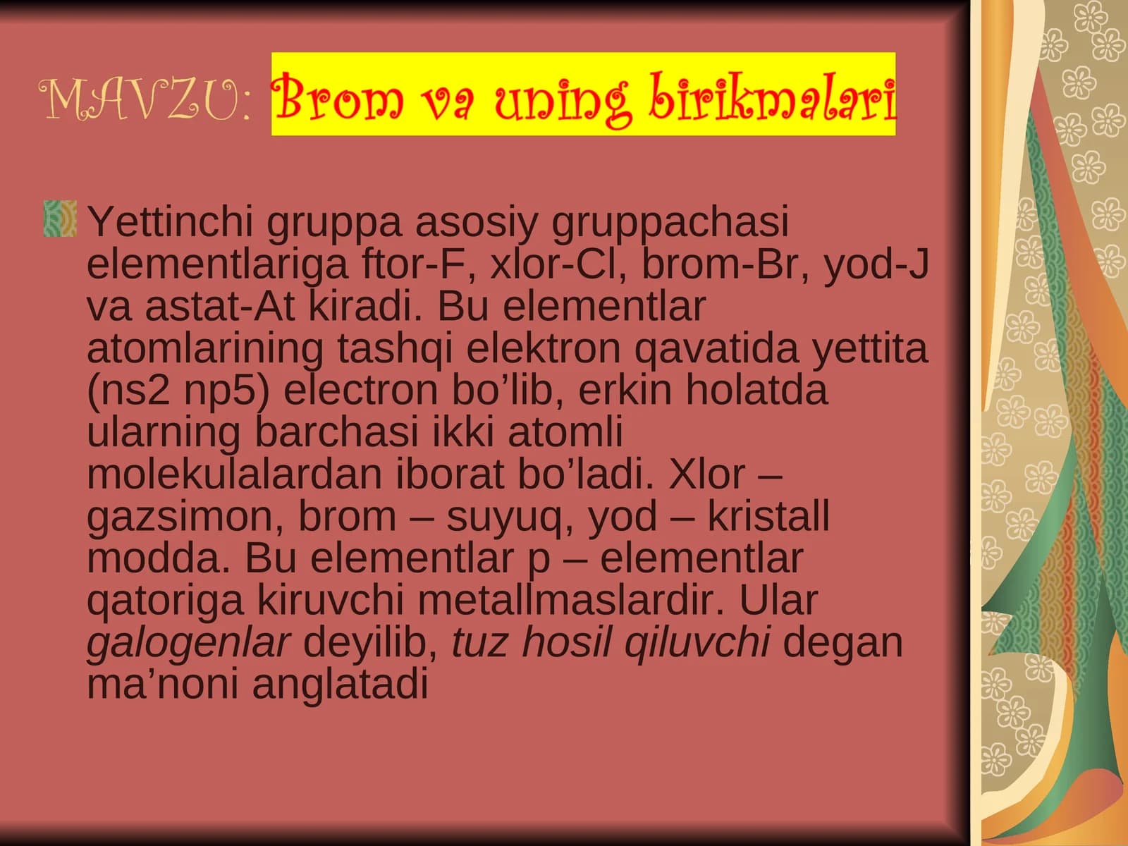 Brom elementi