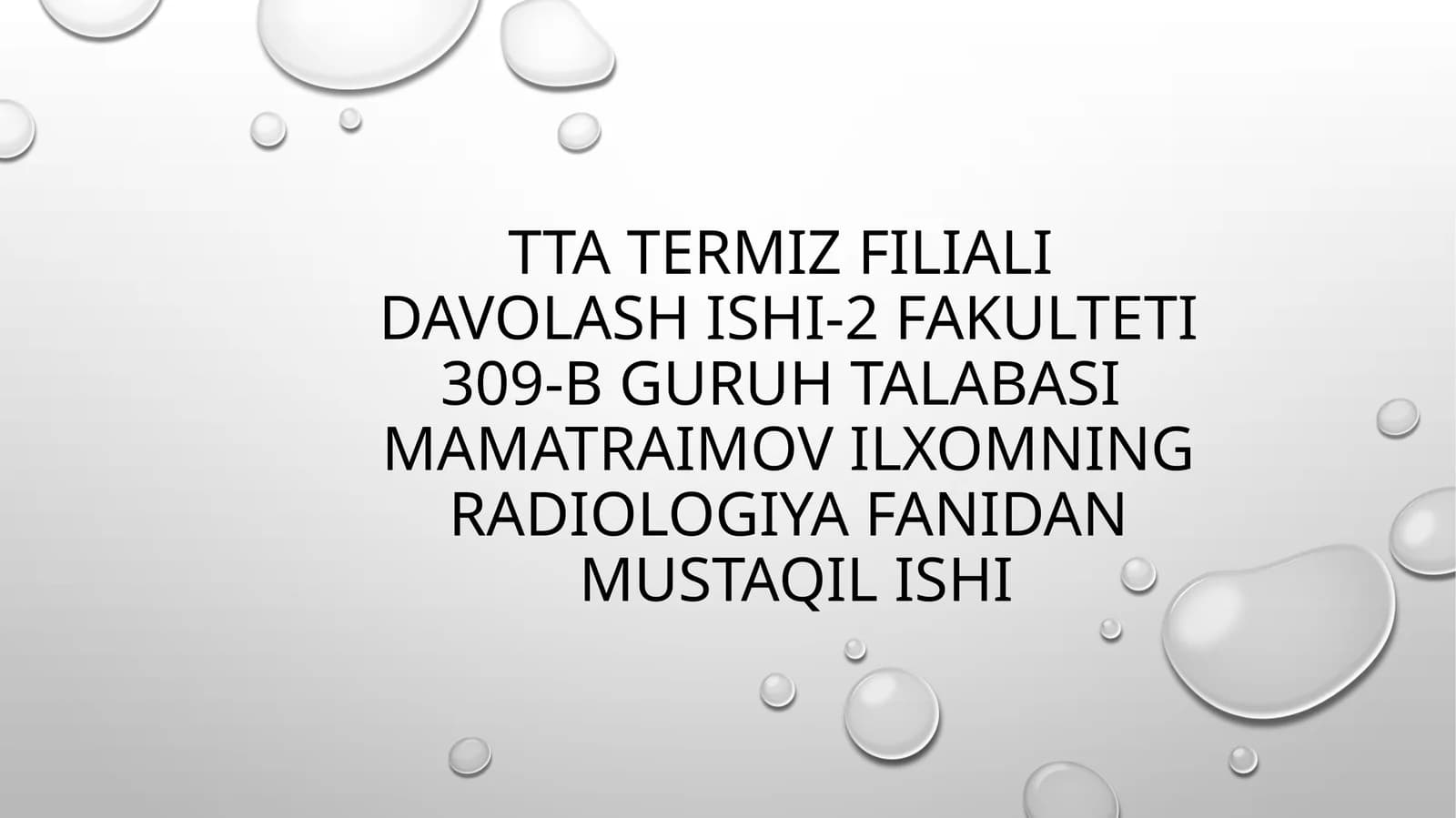 IONLASHTIRUVCHI NURLARNI ORGANIZMGA TASIRI