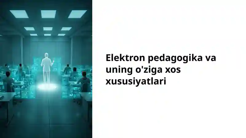 Elektron pedagogika