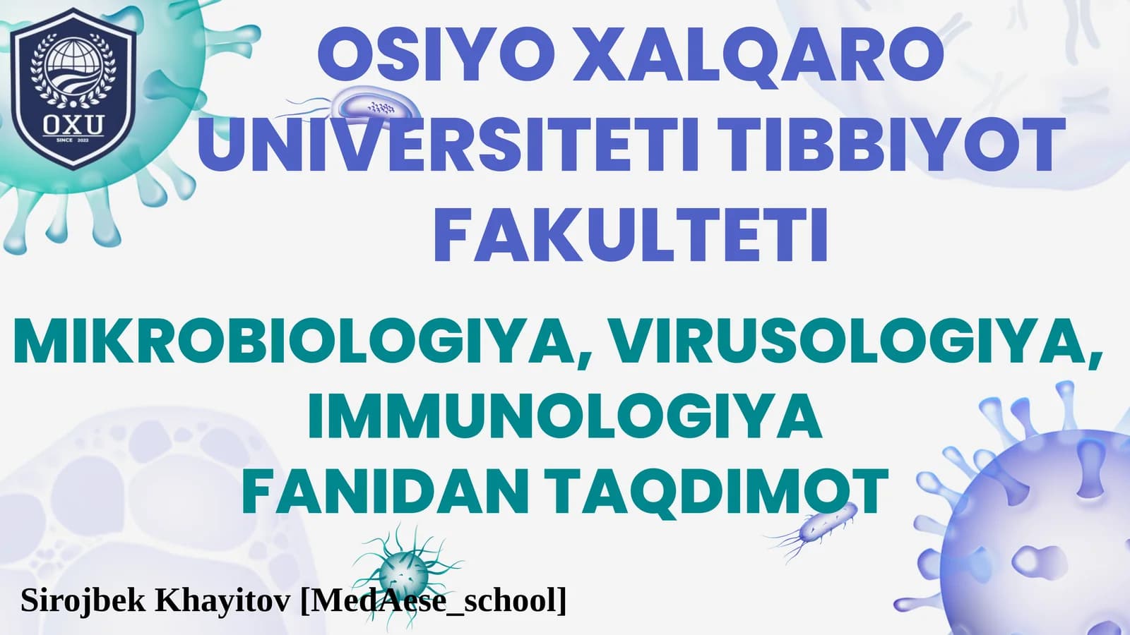 DIAREYAGEN VIRUSLAR, KLASSIFIKASIYASI, PATOGENEZI, LABORATORIYA TASHXISI. HAQIDA TO'LIQ MALUMOT