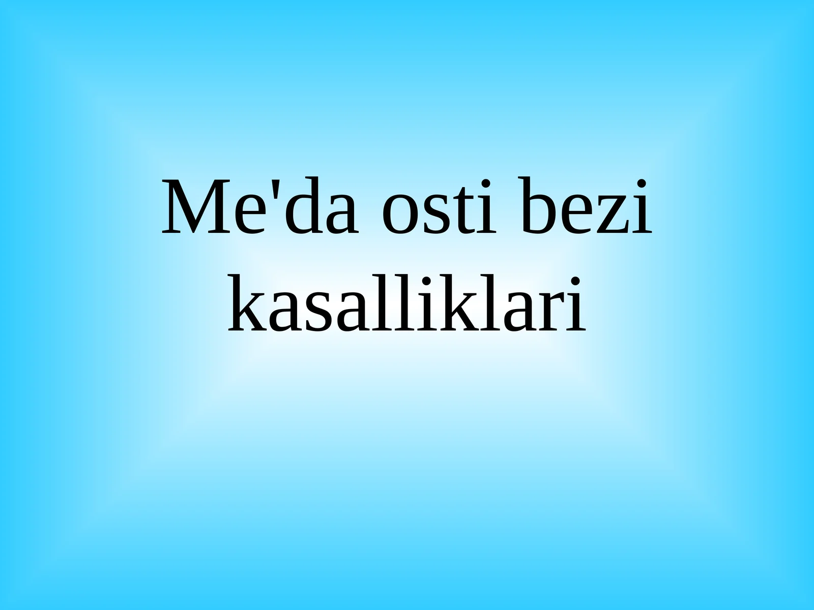 O‘tkir Pankreatit