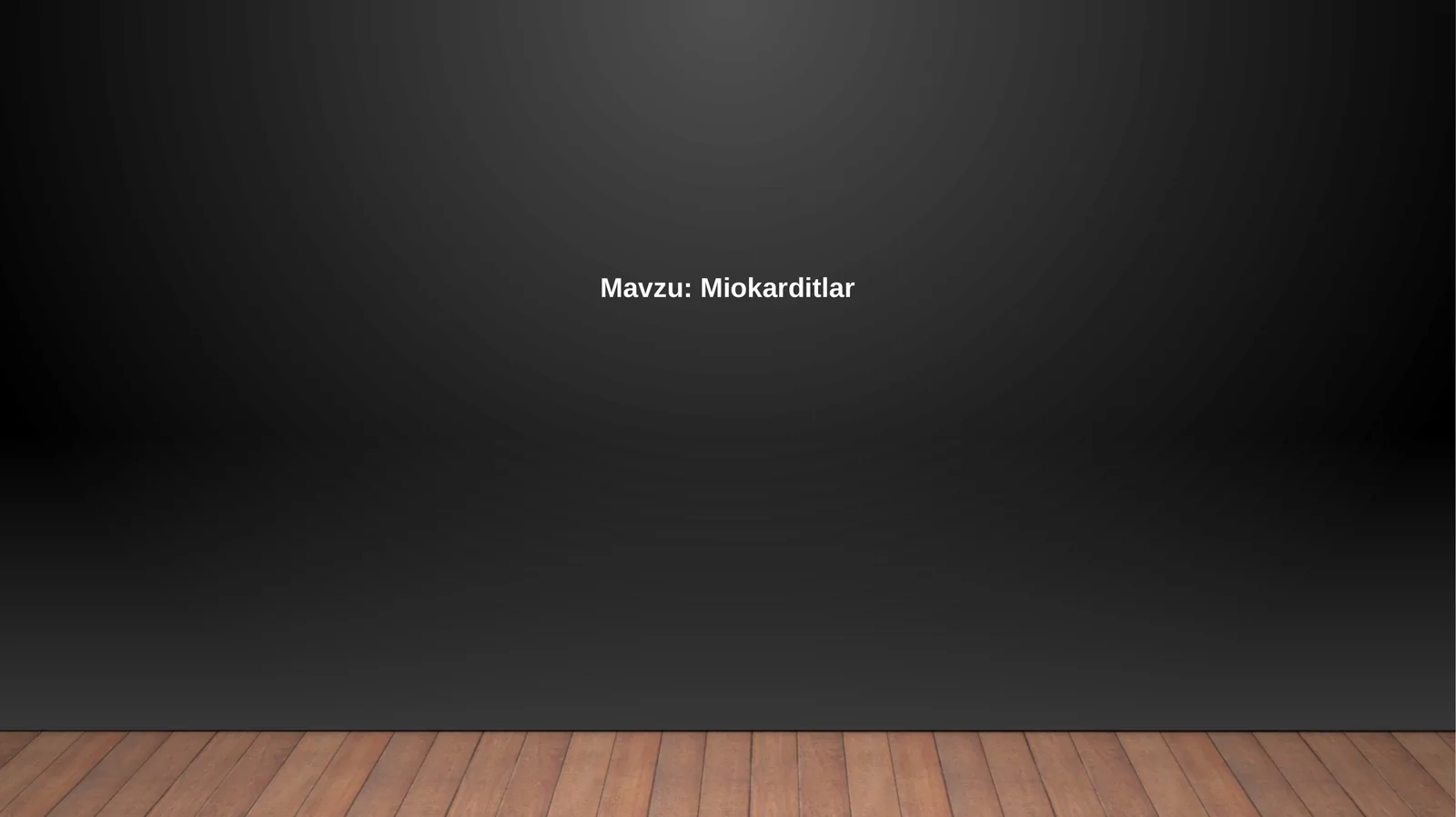 Miokarditlar