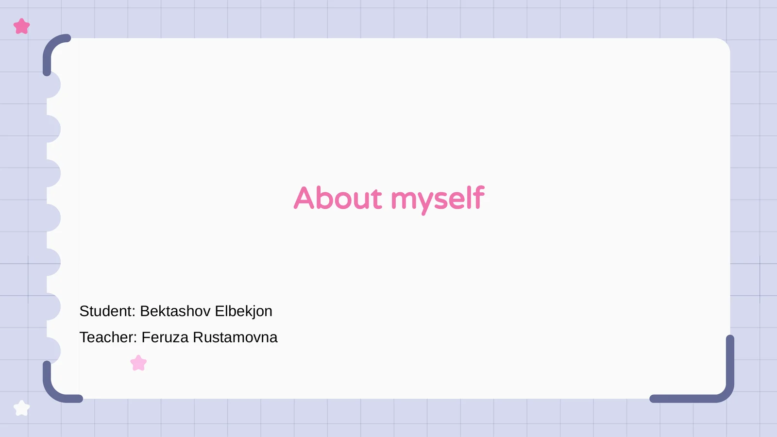 About Myself