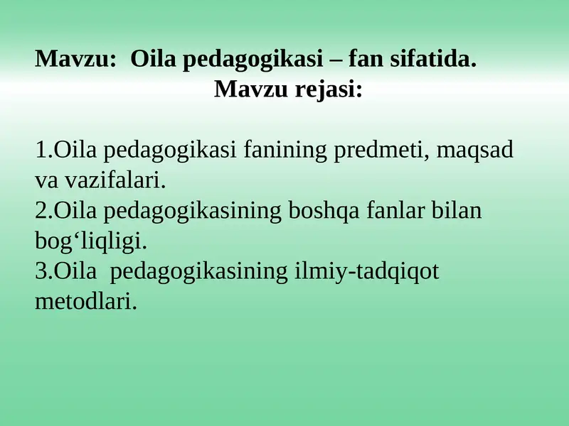 Oilaping pedagogikasi