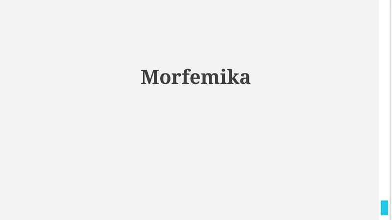 Morfemika