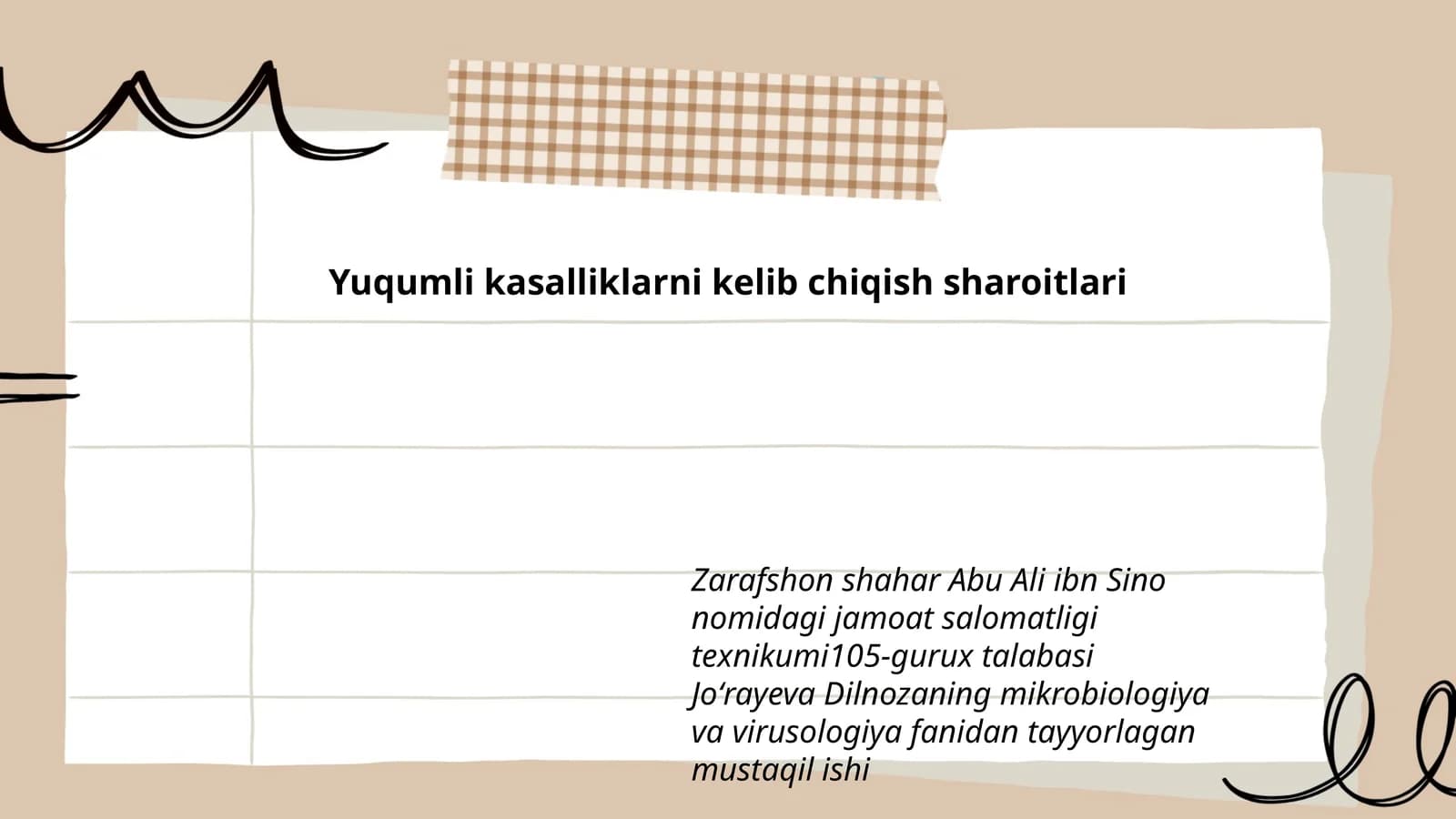 Yuqumli kasalliklarni kelib chiqish sharoitlari