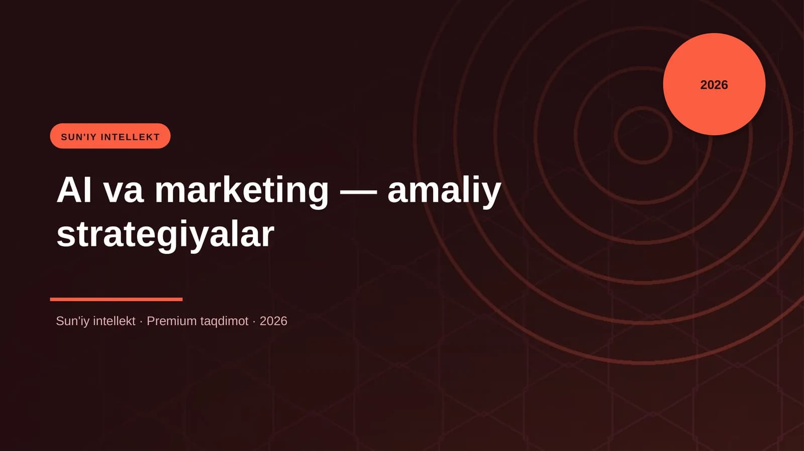 AI va marketing — amaliy strategiyalar