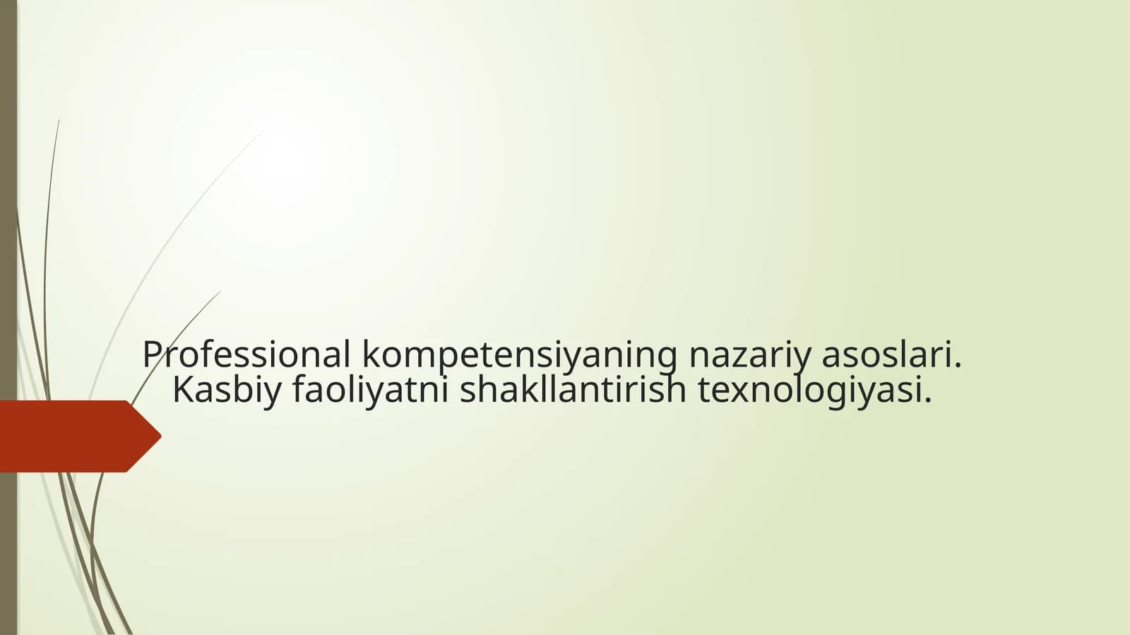 Kasbiy kompetensiya
