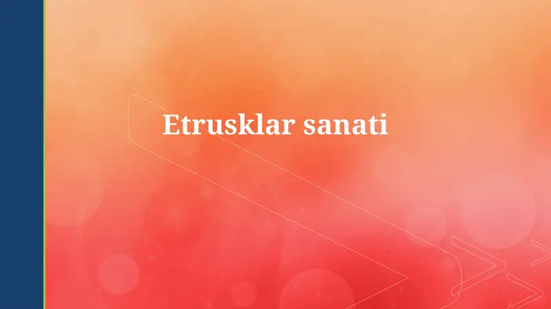 Etrusk san'ati