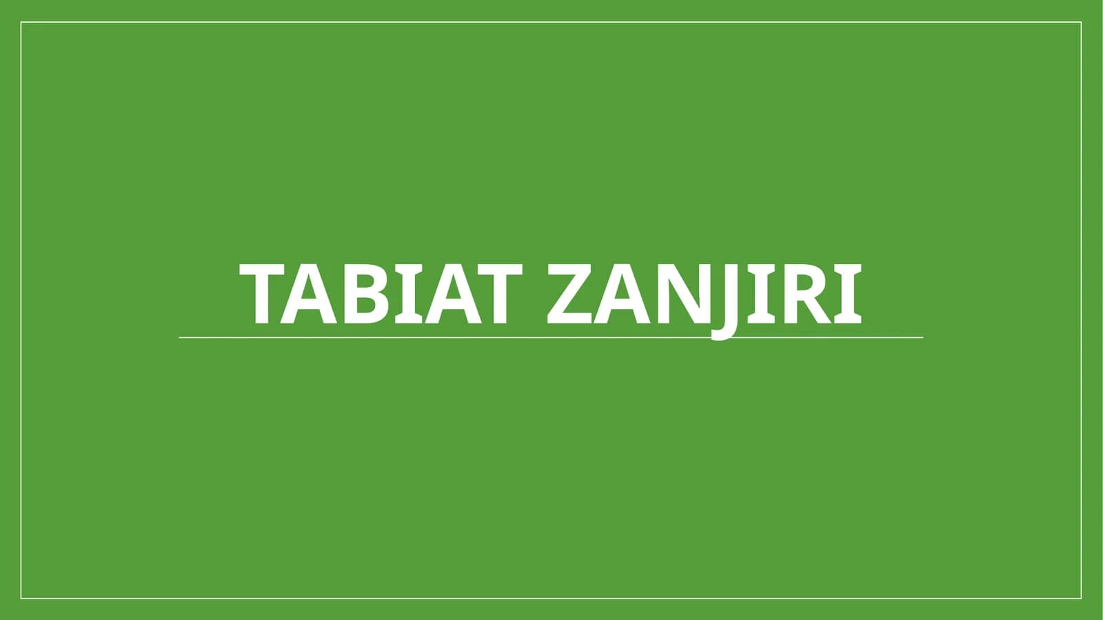Tabiatzanjiri