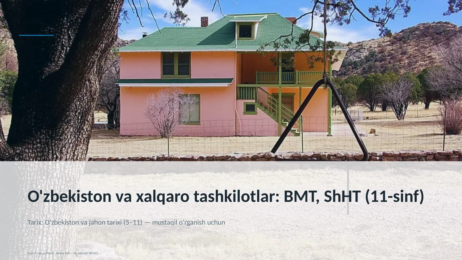 O'zbekiston va jahon tarixi (5–11)