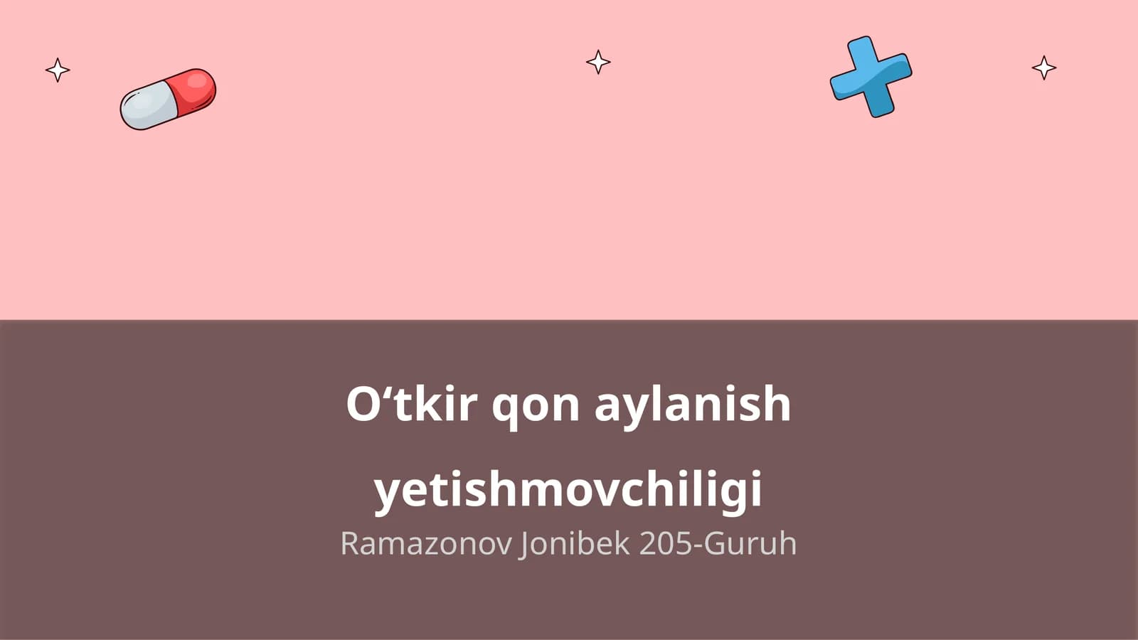 Oʻtkir qon aylanish yetishmovchiligi
