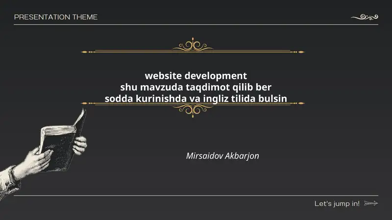 website development