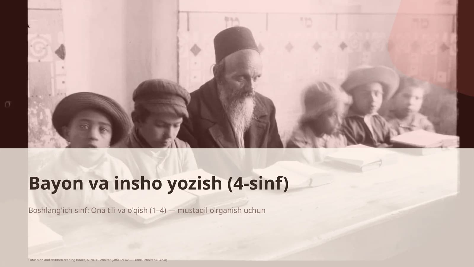 Bayon va insho yozish (4-sinf)