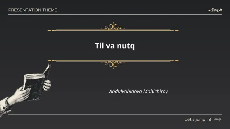 Til va nutq