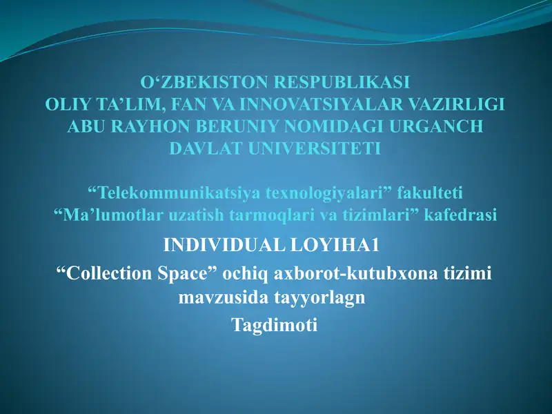 Collection Space