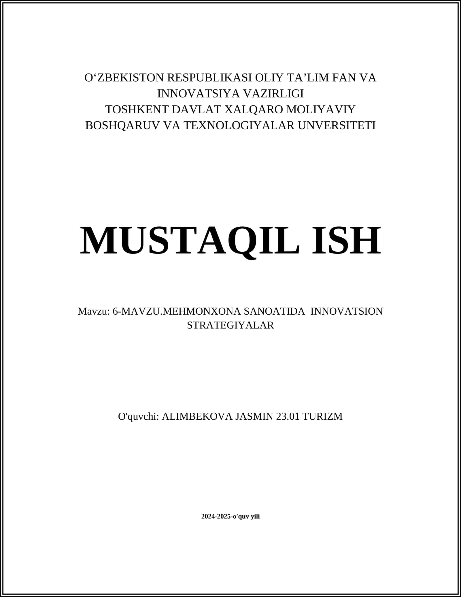 Mehmonxonalarda raqamli transformatsiya