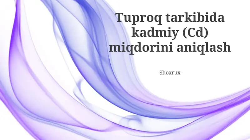 Tuproq tarkibi