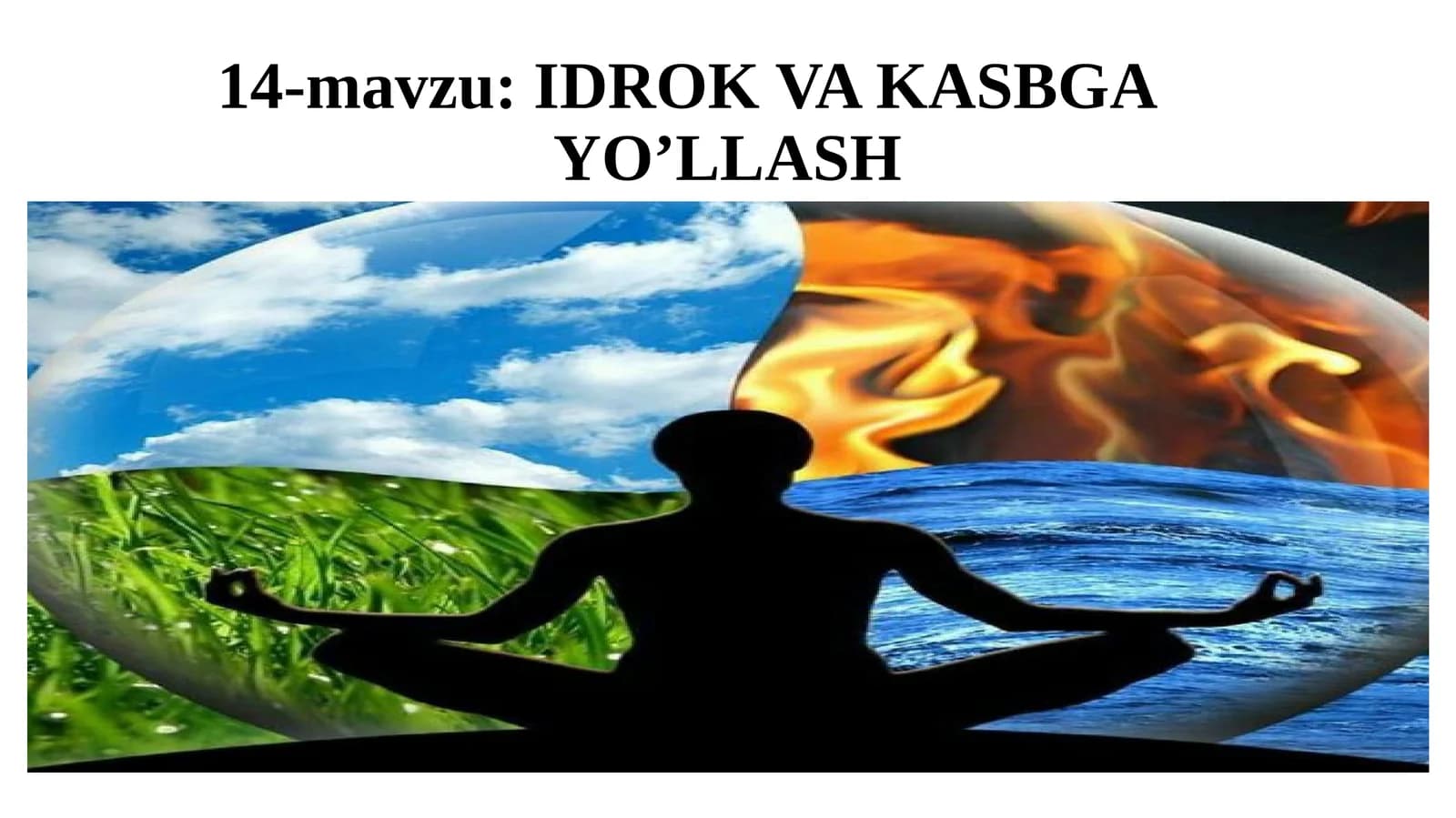 IDROK VA KASBGA YO’LLASH