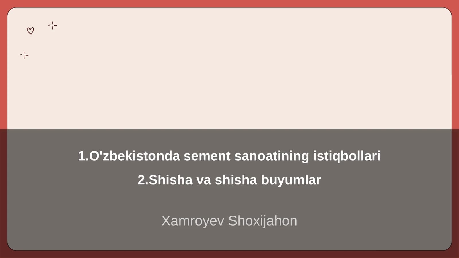 O'zbekistonda sement sanoatining istiqbollari