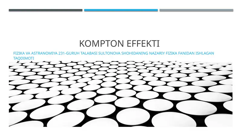 Kompton effekti