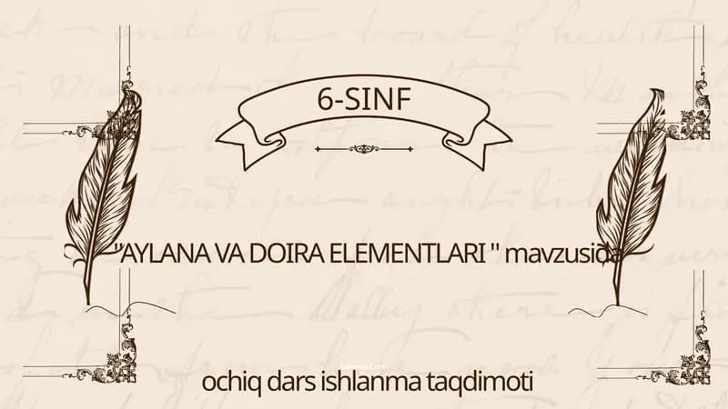 Dars ishlanma