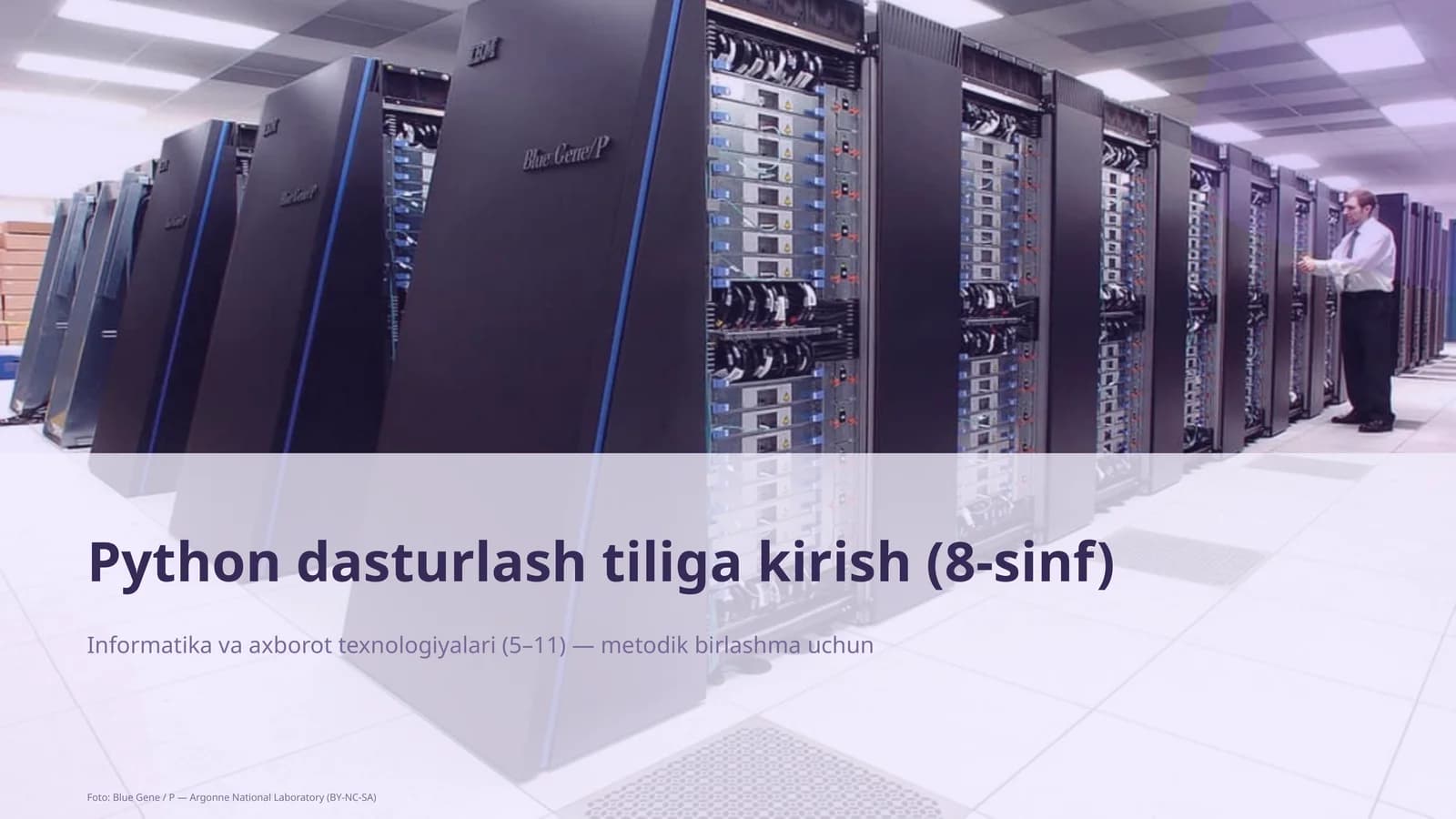 Python dasturlash tiliga kirish (8-sinf)