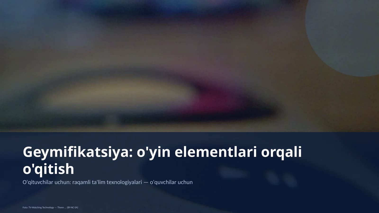 Geymifikatsiya: o'yin elementlari orqali o'qitish