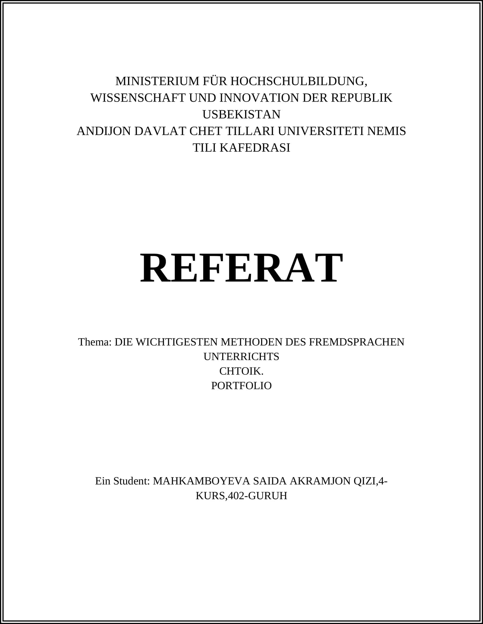 Grammatik-Übersetzungsmethode
