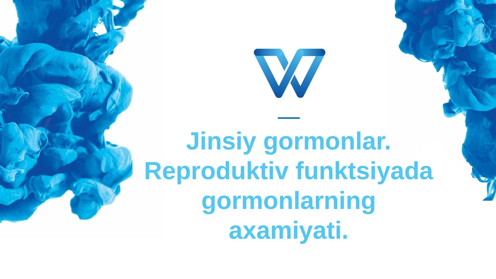 Jinsiy gormonlar mavzusi