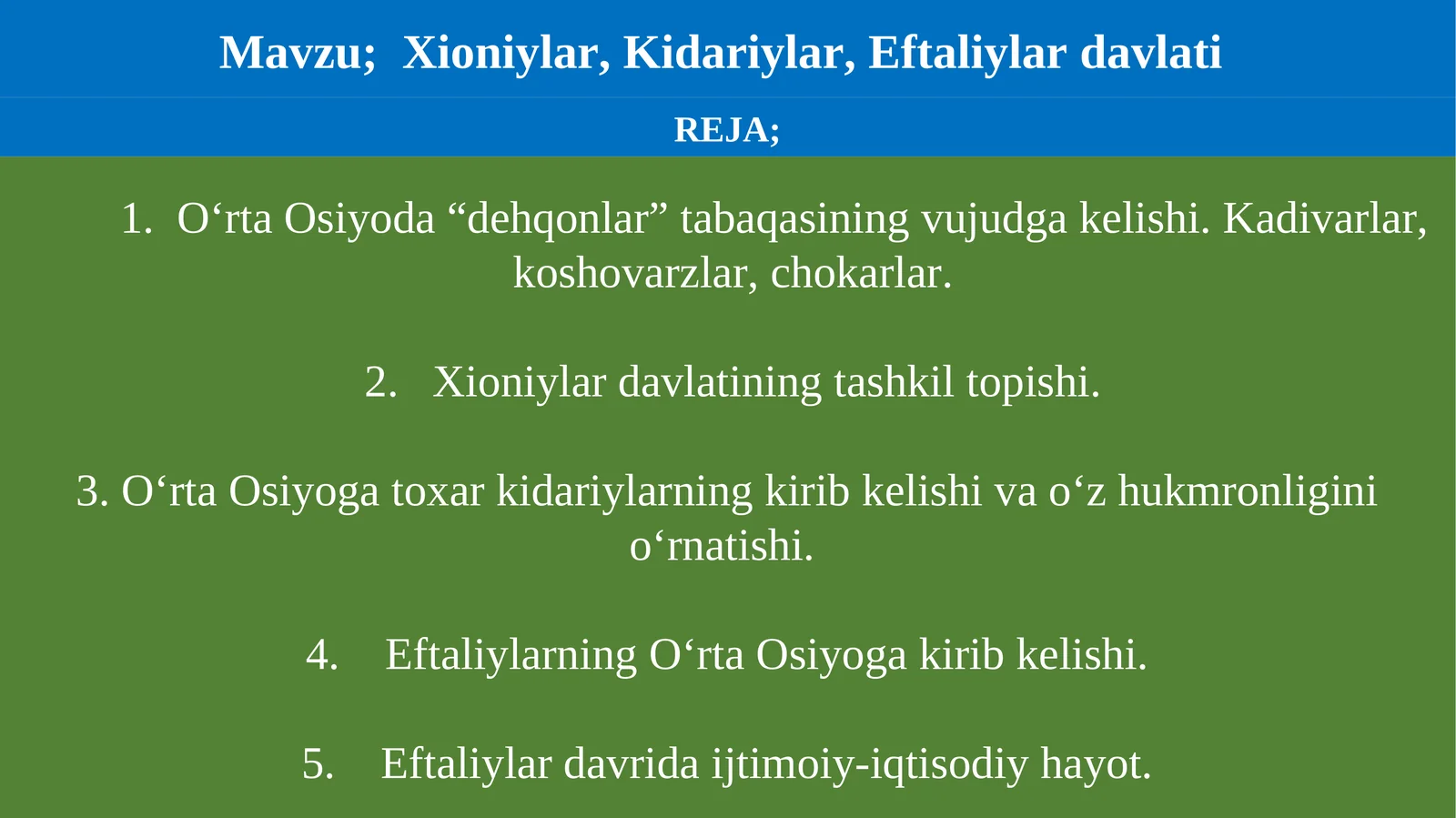 Xioniylar, Kidariylar, Eftaliylar davlati