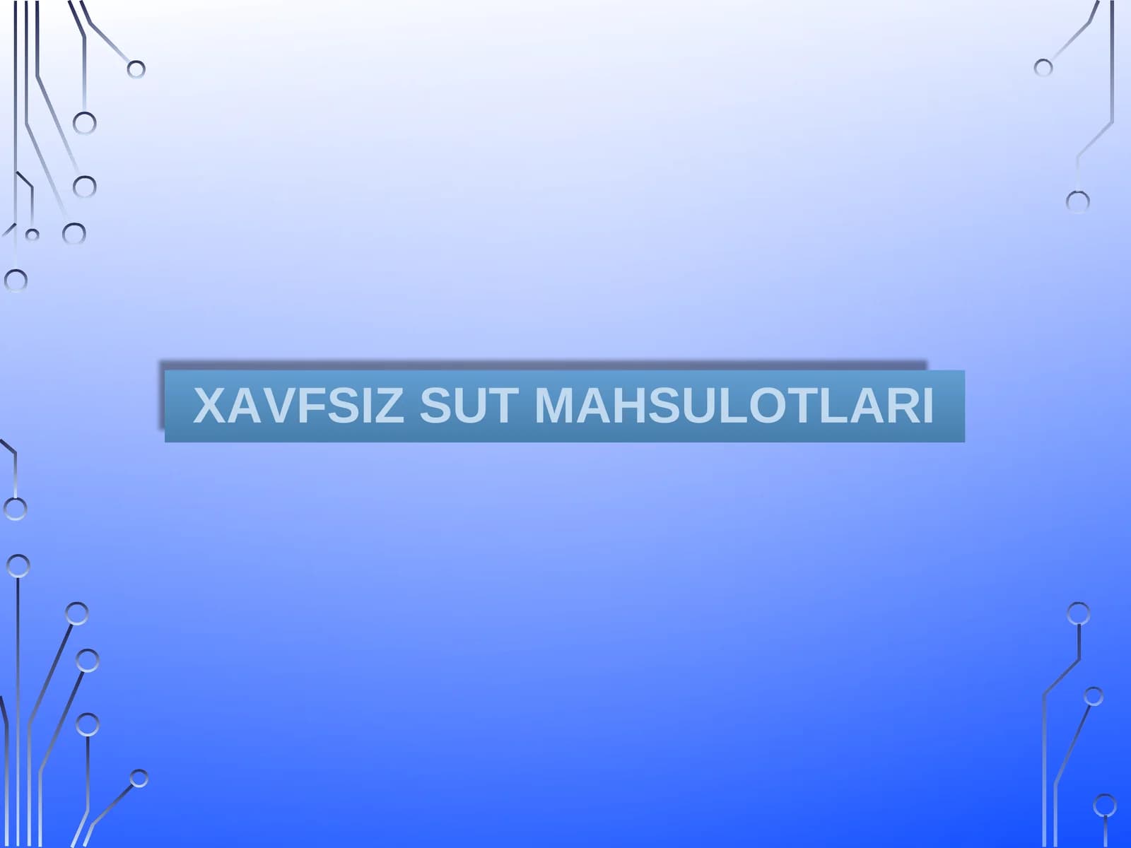 ХАVFSIZ SUT MАHSULОTLАRI