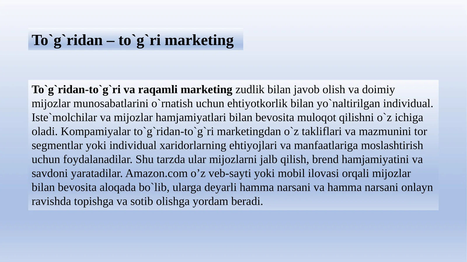Product slide 1