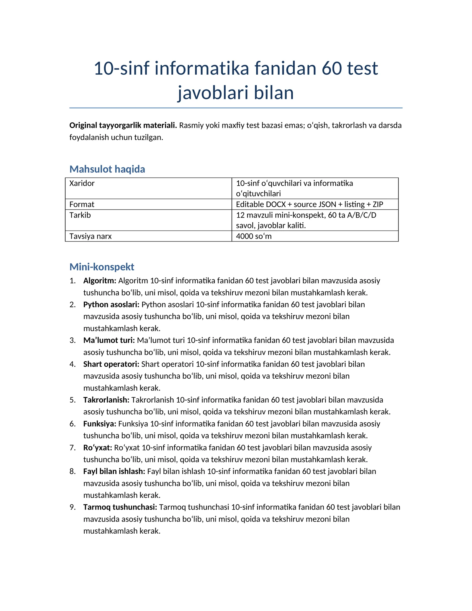 Product slide 1