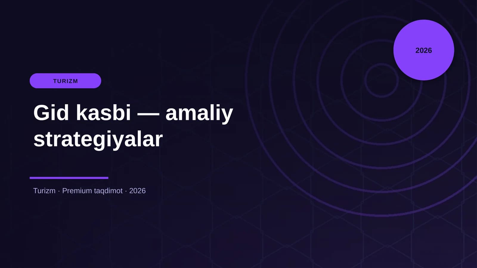 Gid kasbi — amaliy strategiyalar