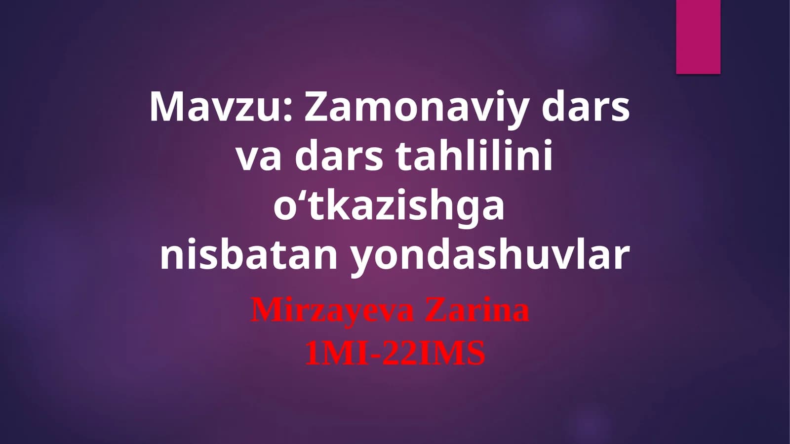 Zamonaviydars
