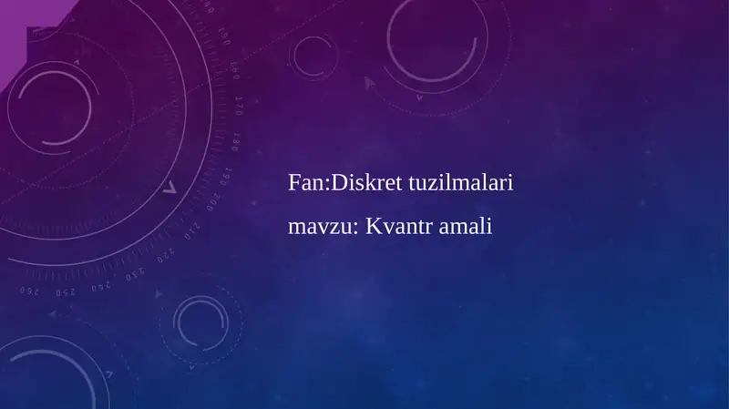 Kvantr amali