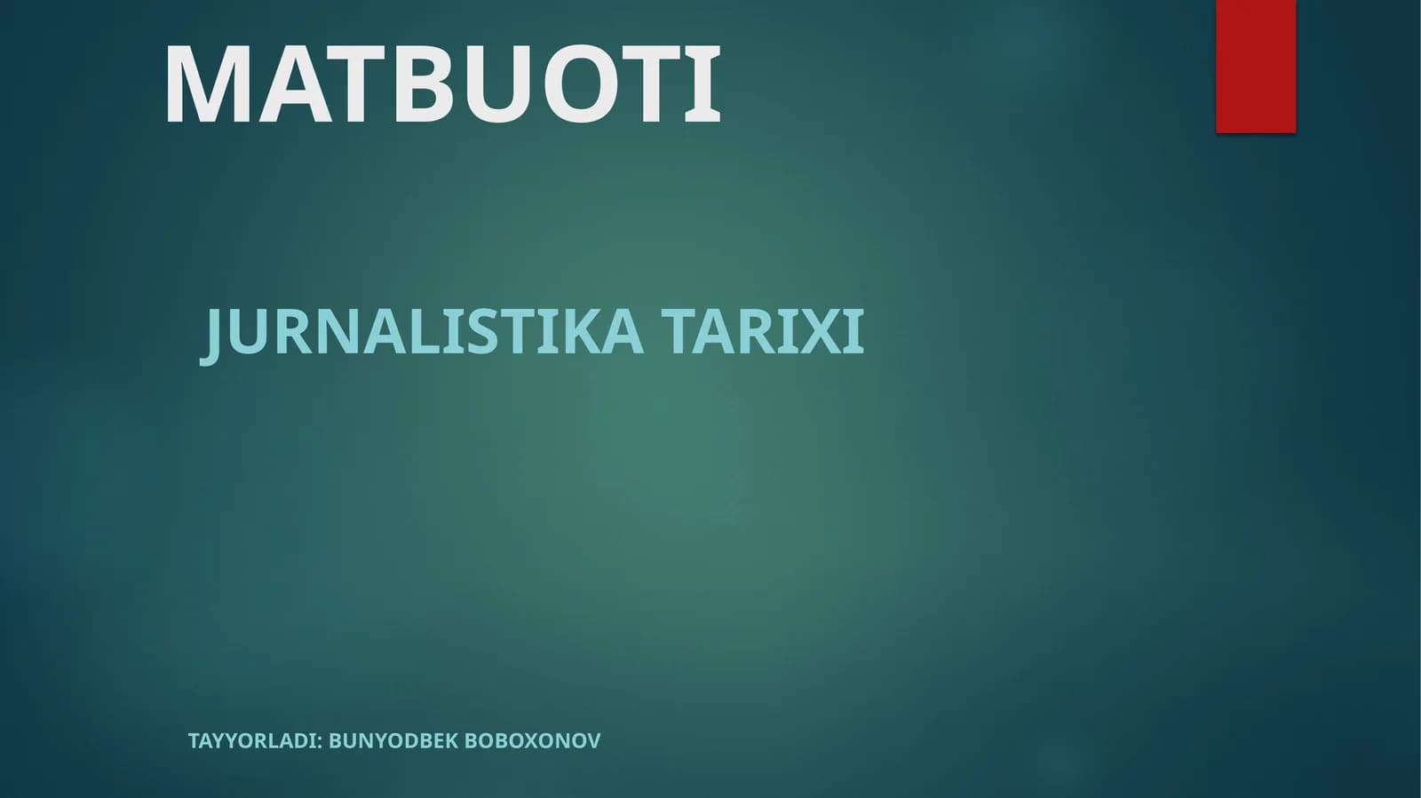 AMERIKA MATBUOTI