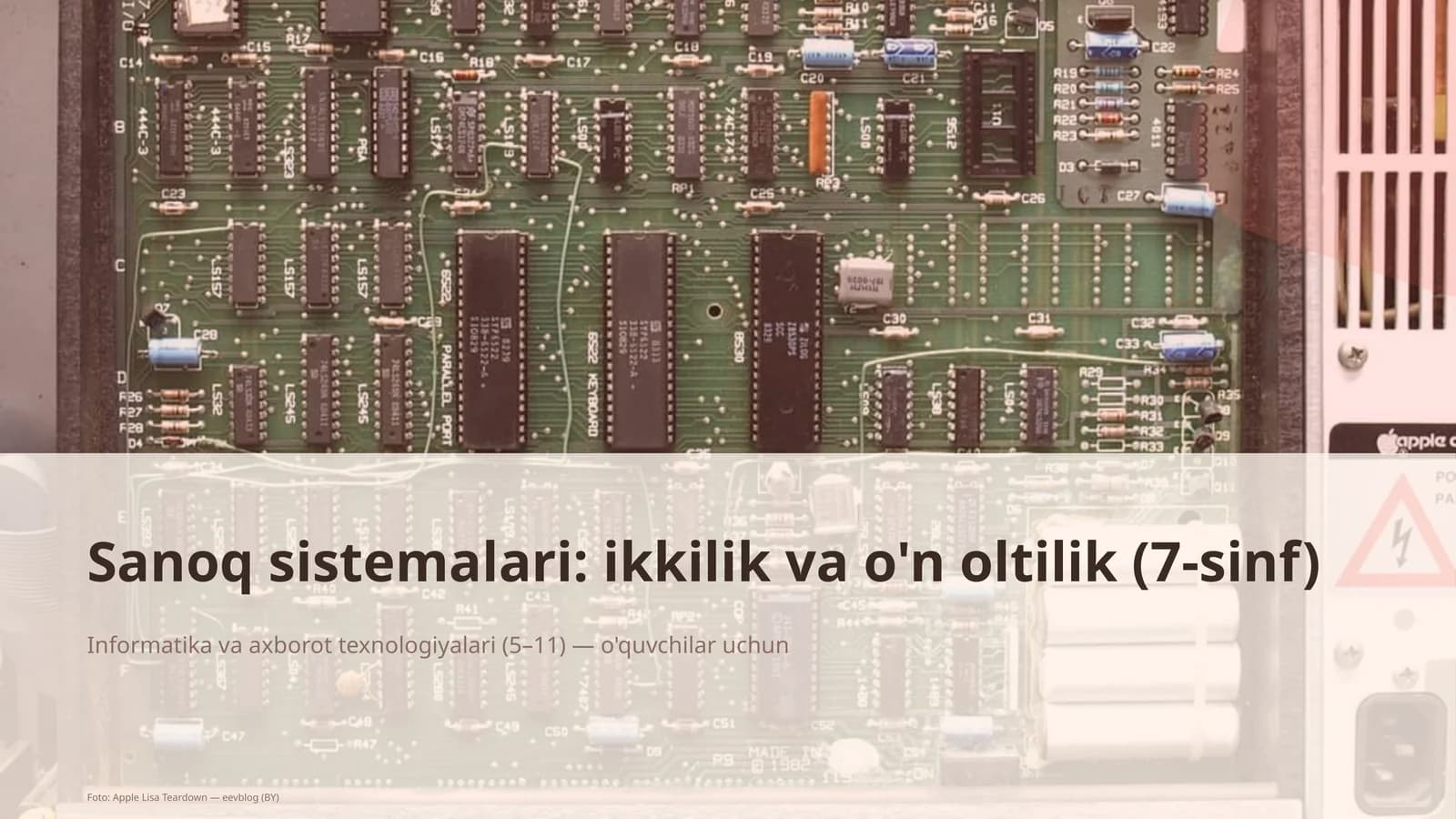 Informatika va axborot texnologiyalari (5–11)