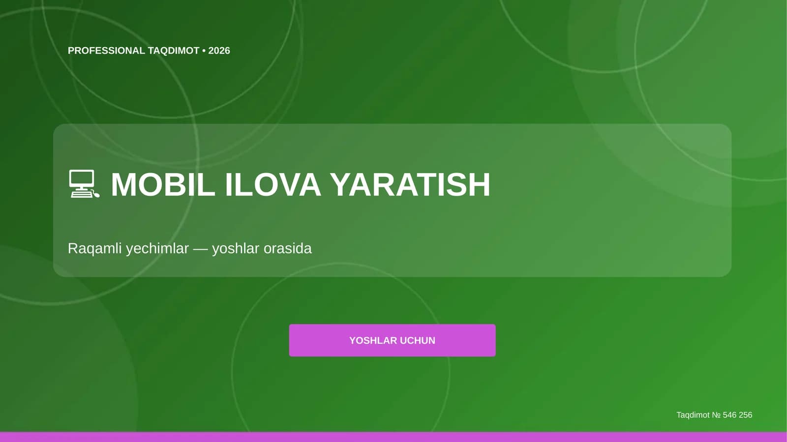 MOBIL ILOVA YARATISH