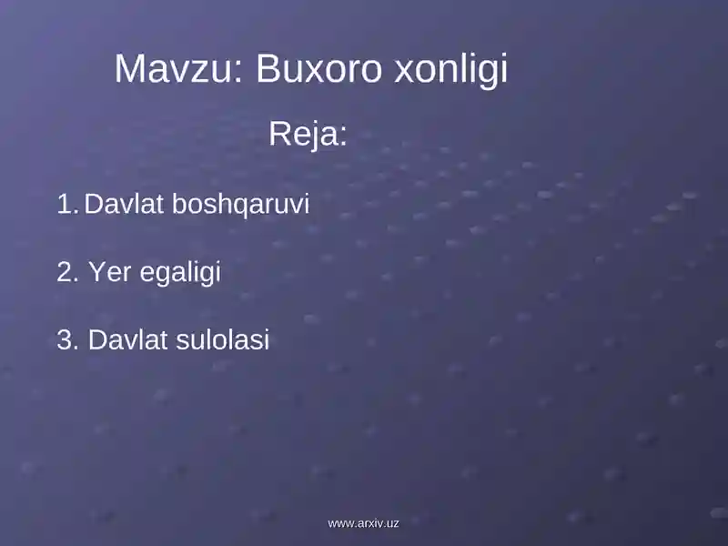 Buxoro xonligi