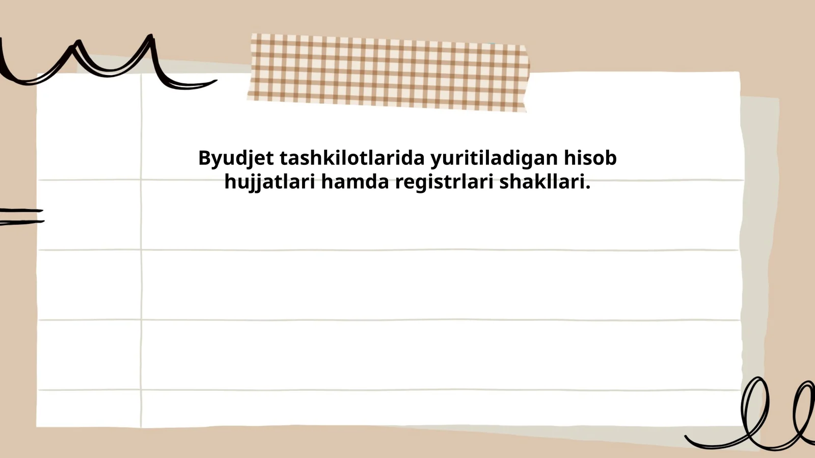 Byudjet tashkilotlarida asosiy vositalar hisobi