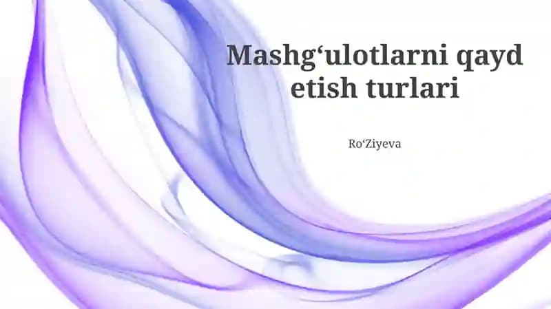 Muvofiqlikka oid trening yozuvlari
