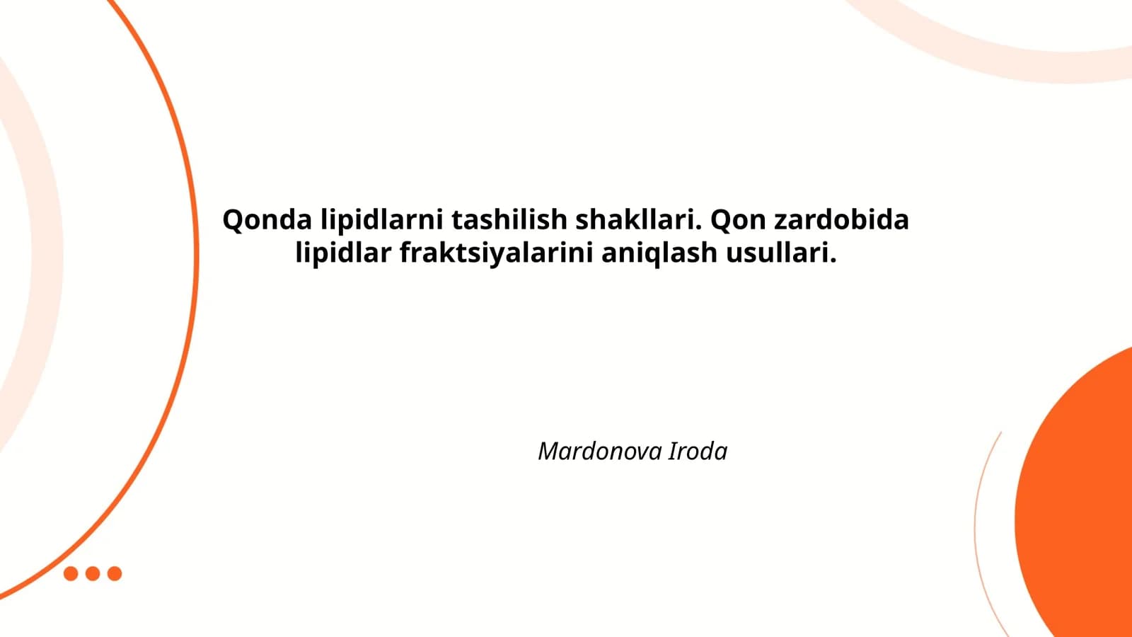 Qonda lipidlarni tashilish shakllari