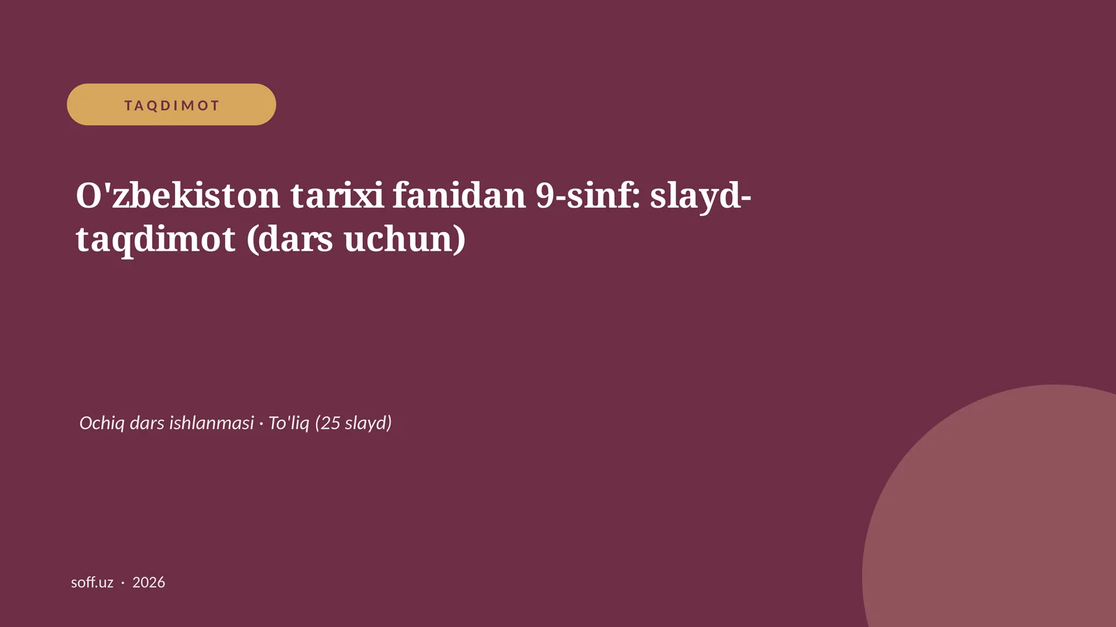 Product slide 1