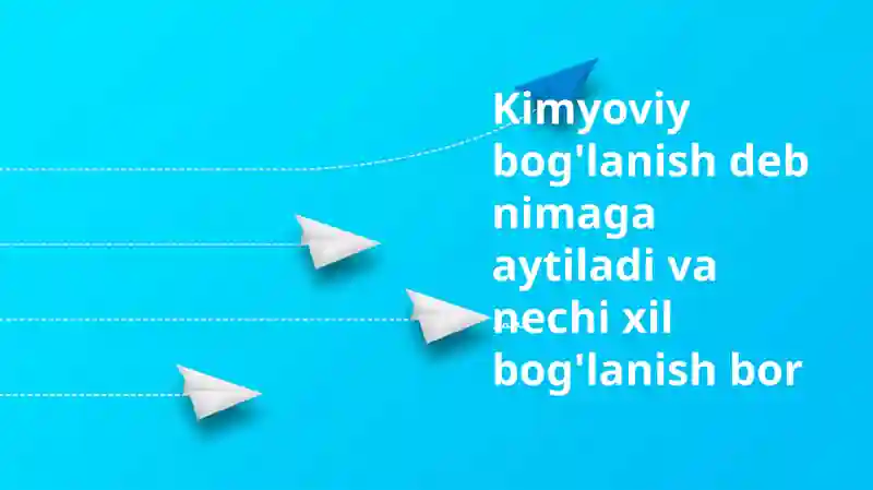 Kimyoviy bog'lanish