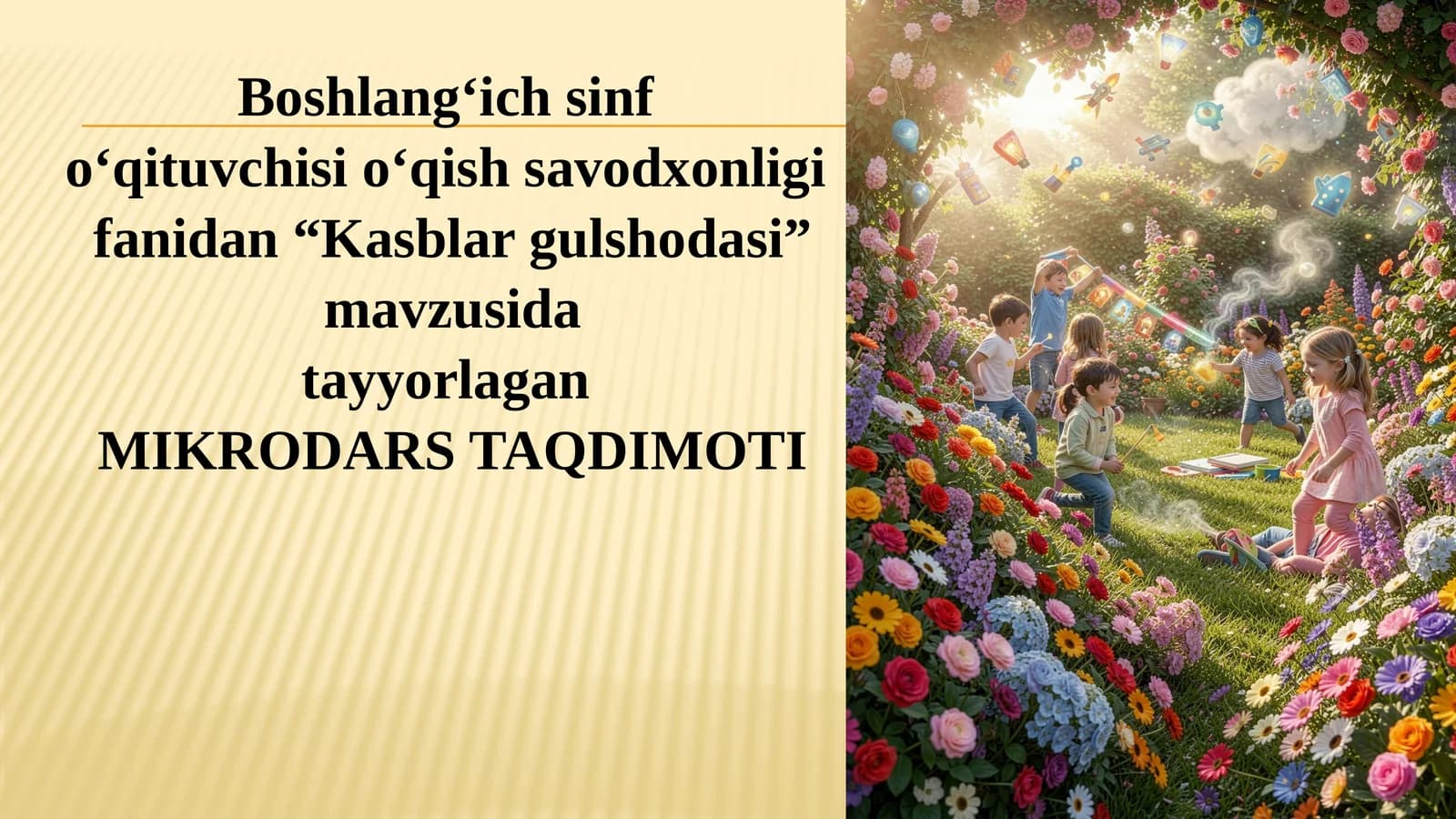 Kasblar gulshodasi