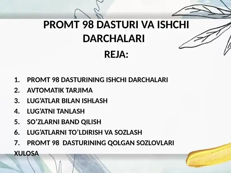 Product slide 1