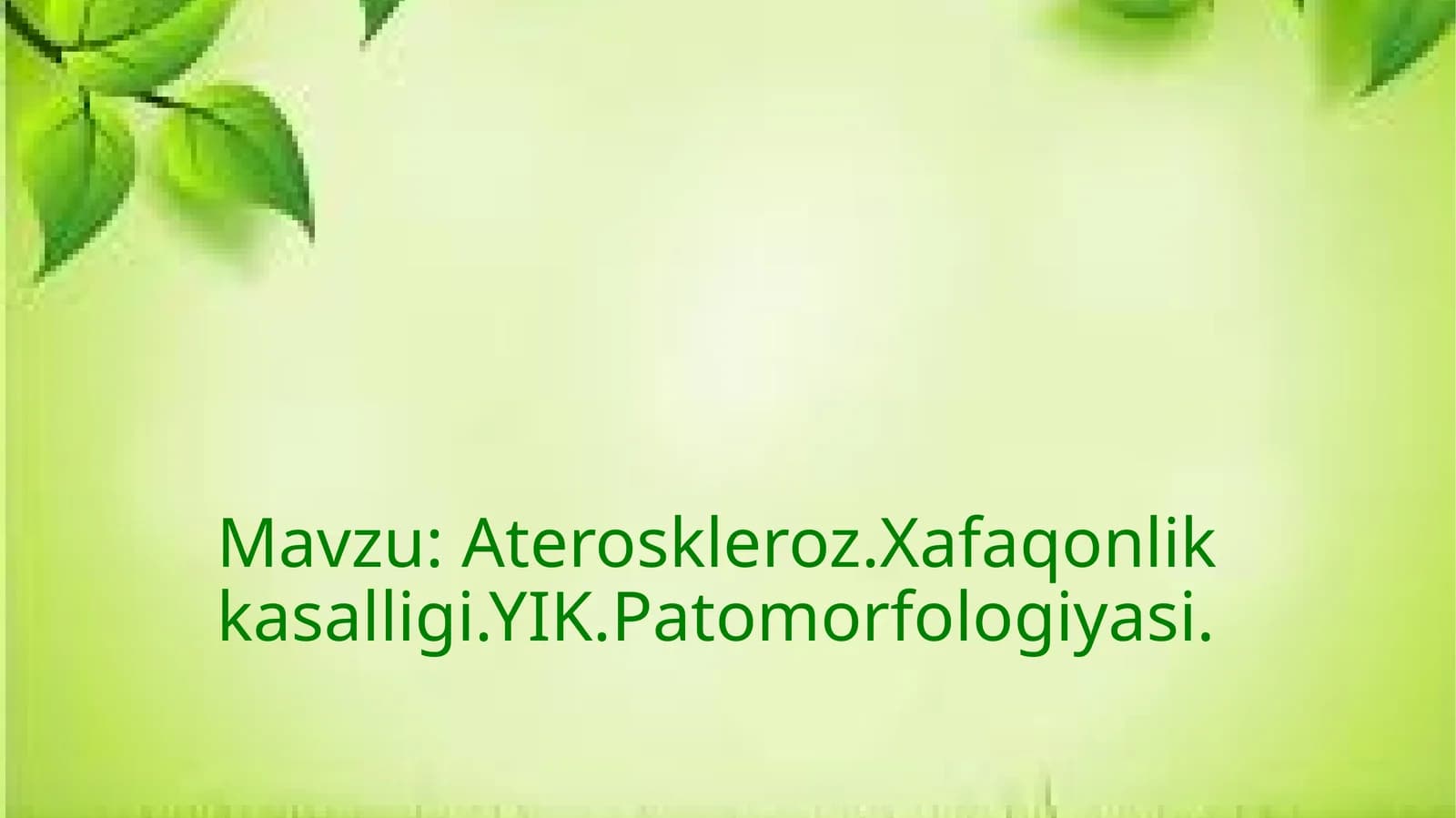 Ateroskleroz
